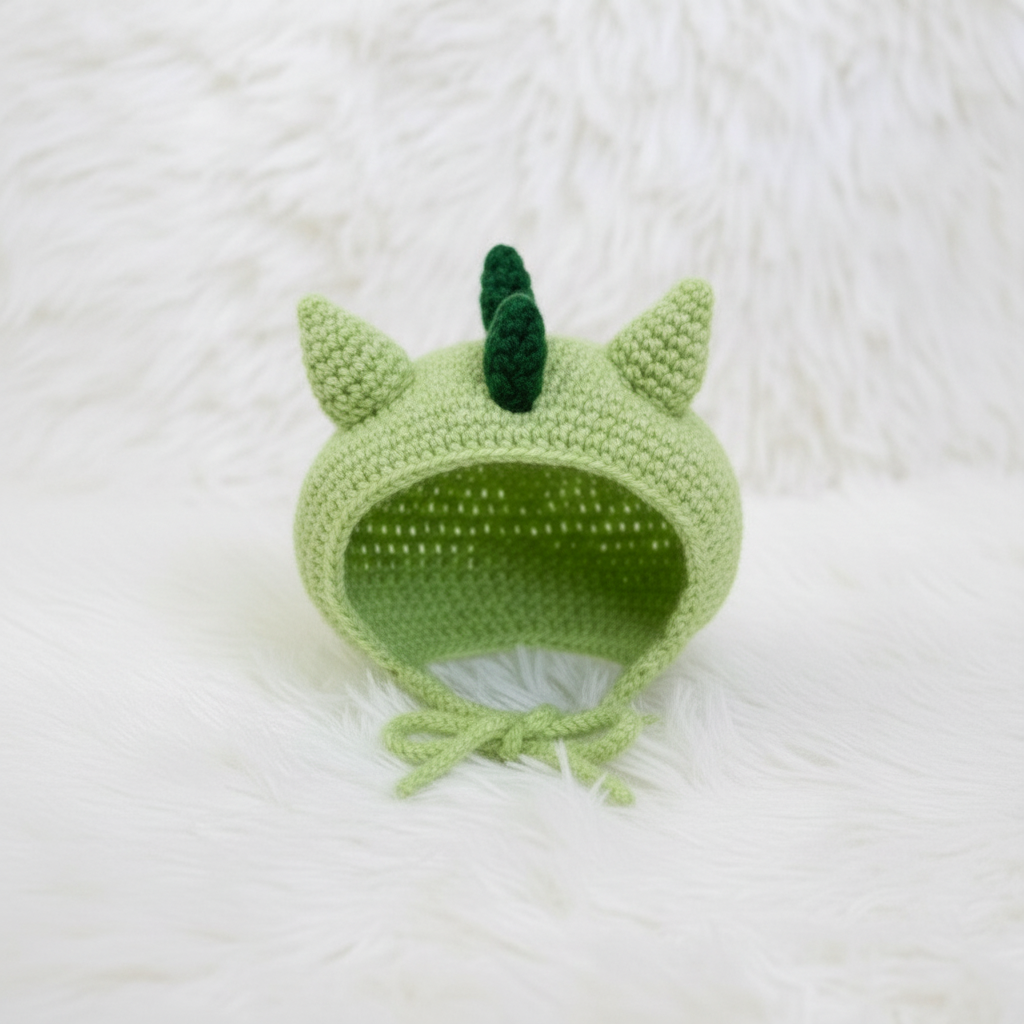 Dinosaur Cat Hat Crochet Pattern PDF, Dino Pet Hat Pattern, Cat Costume Crochet Tutorial
