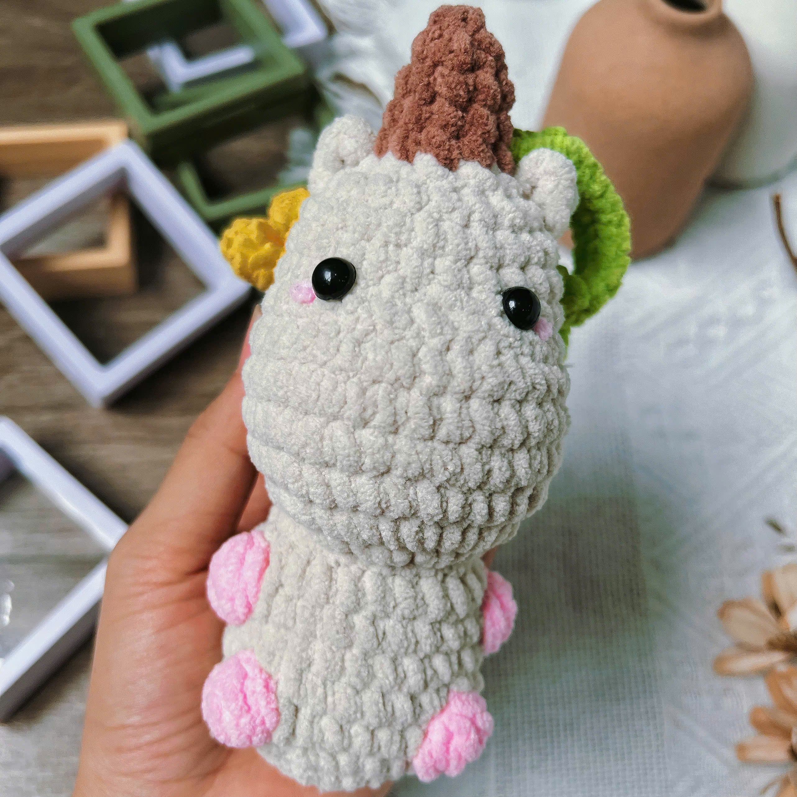 Unicorn Crochet Pattern PDF, No Sew Unicorn Amigurumi Pattern, Cute Plush Unicorn Tutorial