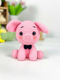Pig Crochet Pattern PDF, Amigurumi Piglet Tutorial, Cute Farm Animal Plush