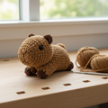 Capybara Crochet Pattern, Cute Amigurumi Capybara PDF, Easy Crochet Animal Plush