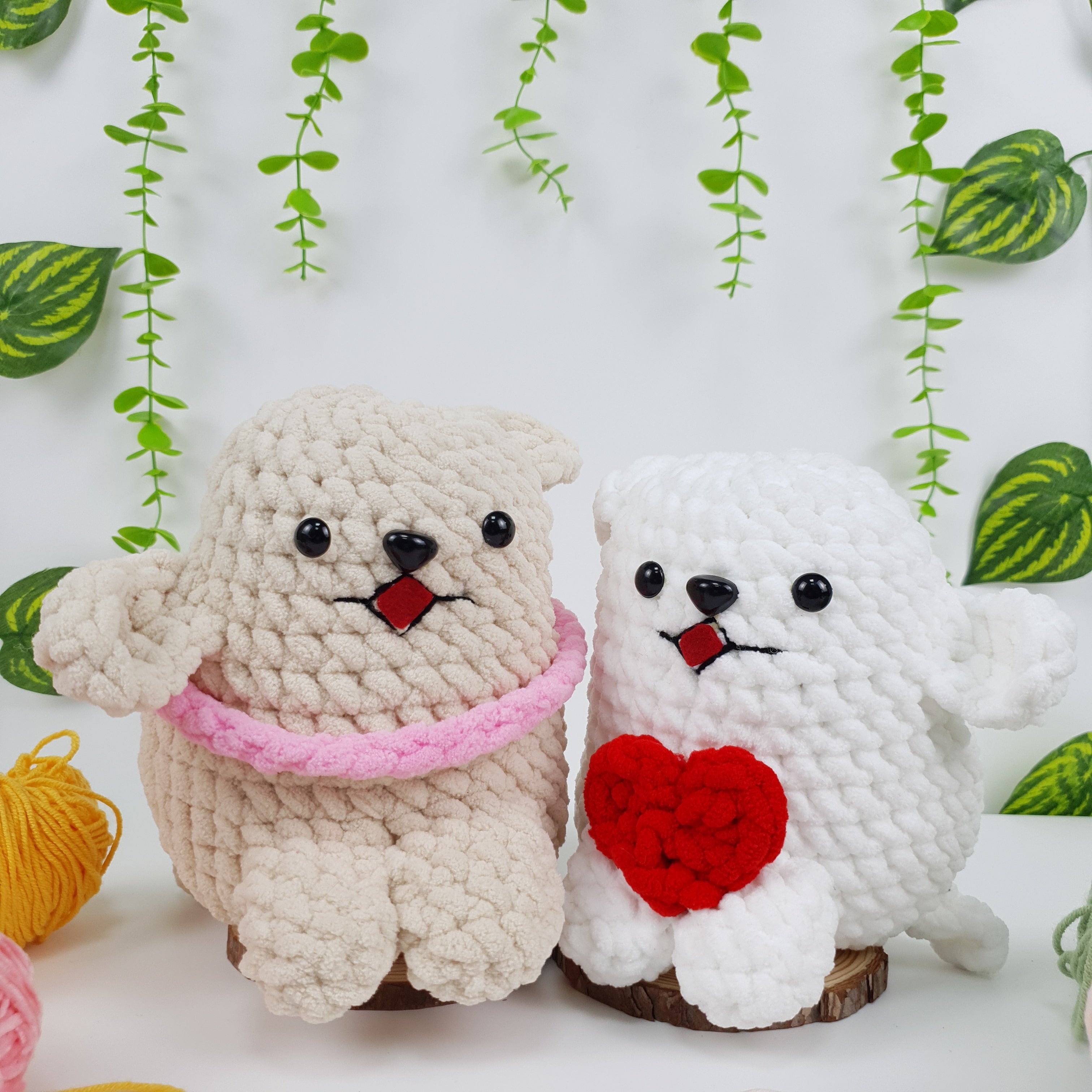 Crochet Dog Pattern PDF, Maltese and Goldie Amigurumi Tutorial, Cute Puppy Crochet Pattern