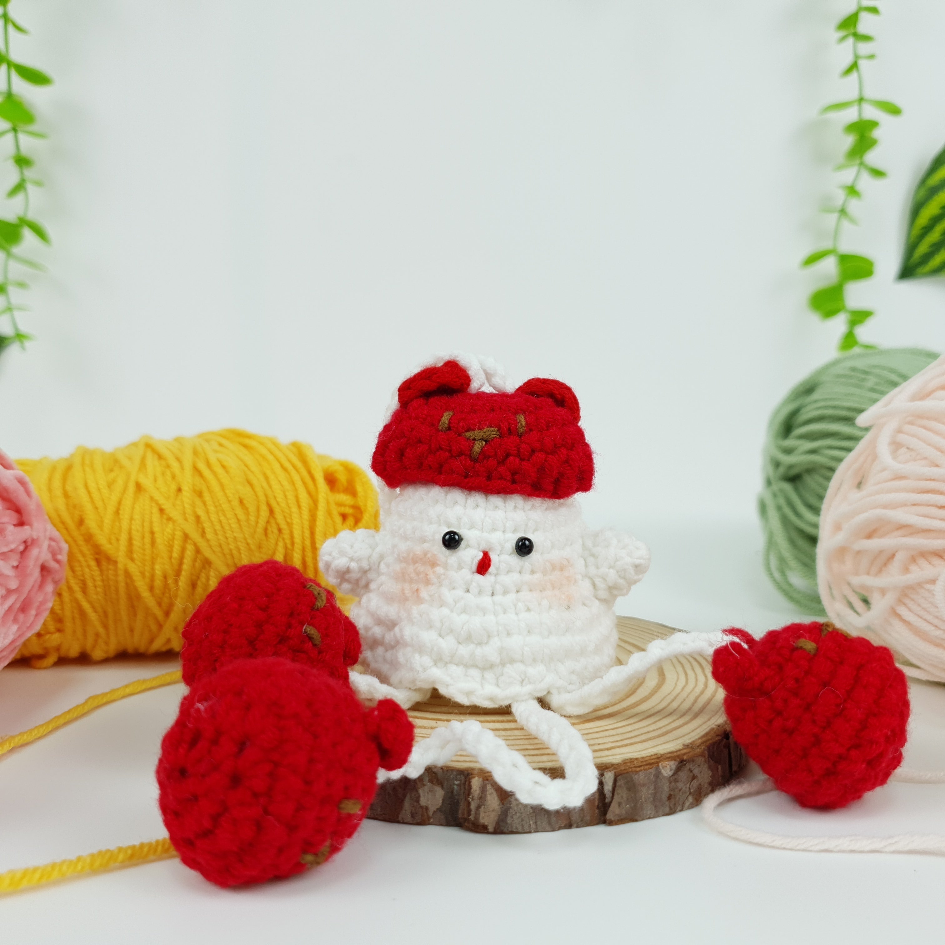 Ghost Car Hanging Crochet Pattern PDF, Cute Hanging Ghost Amigurumi, Car Charm Crochet Tutorial