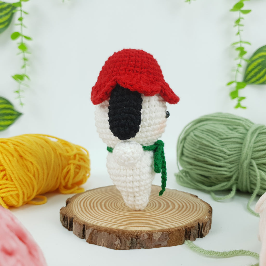 Christmas Puppy Crochet Pattern PDF, Cute Holiday Dog Amigurumi Pattern
