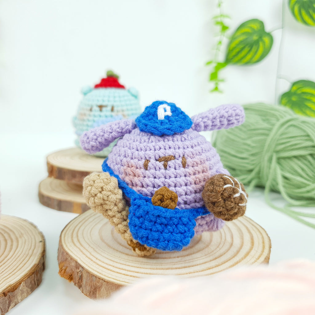 Set of 4 Chubby Cuties Crochet Pattern PDF, Cute Mini Animal Bundle