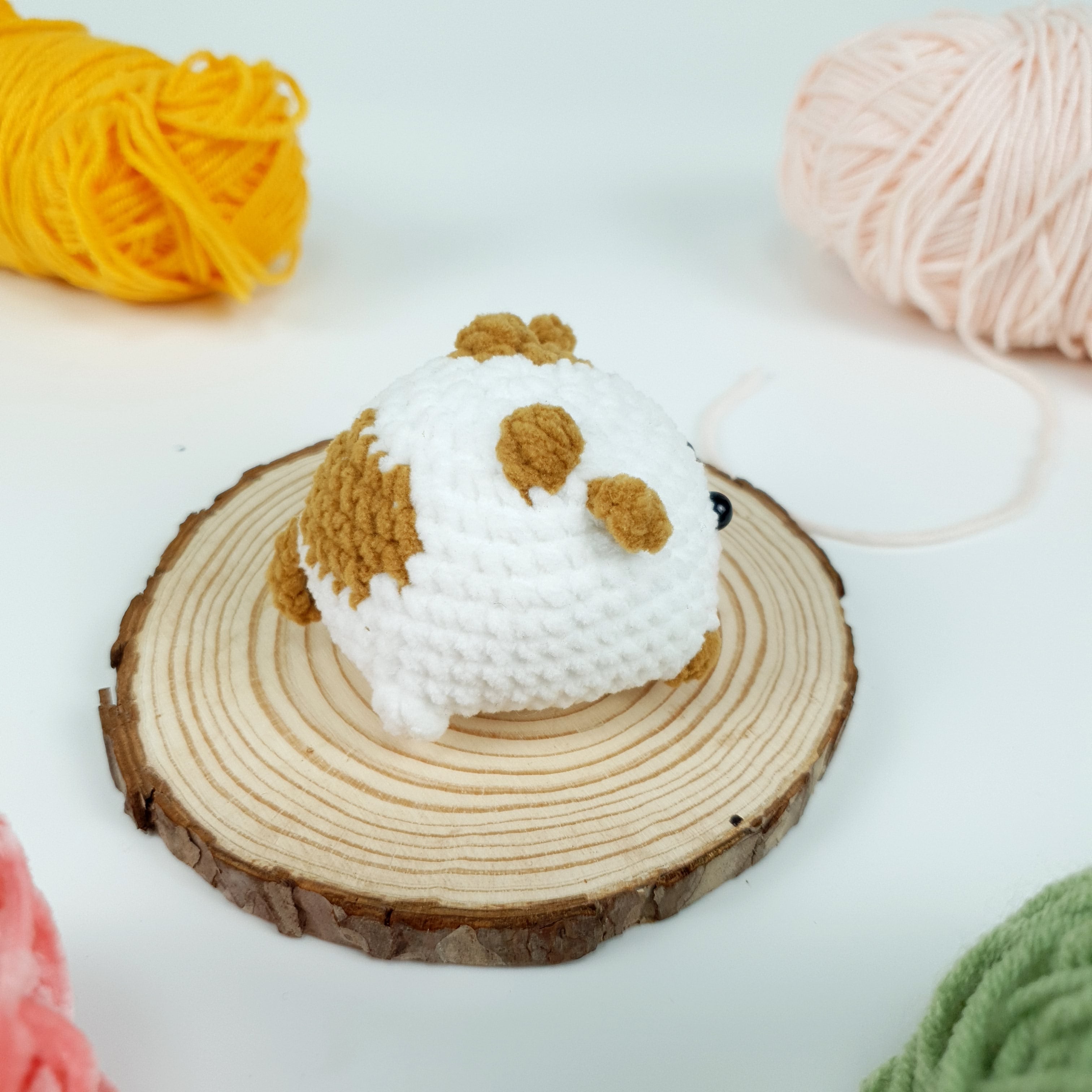 Mini Cow Crochet Pattern PDF, Moochi Amigurumi Tutorial, Cute Pocket Cow Plush