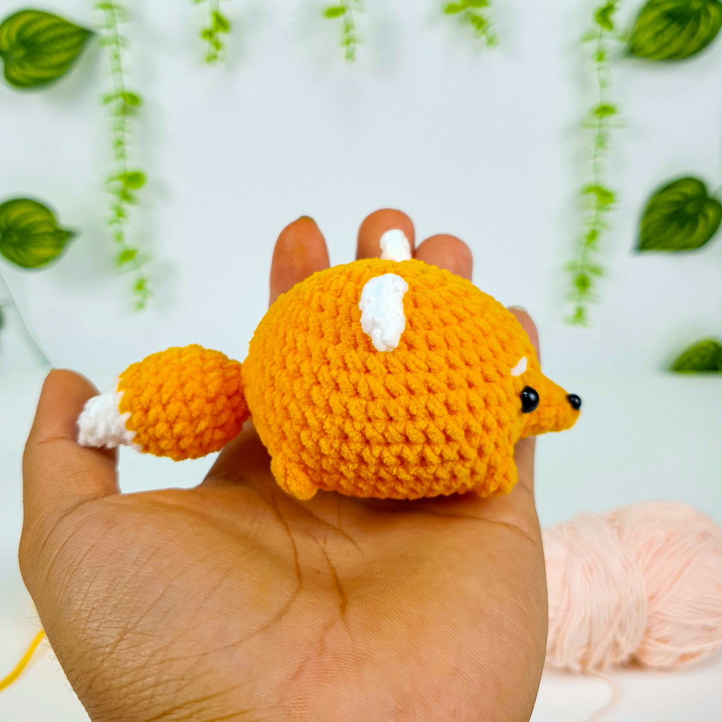 Mini Fox Crochet Pattern PDF, Foxy Boo Amigurumi Tutorial, Cute Pocket Fox Plush