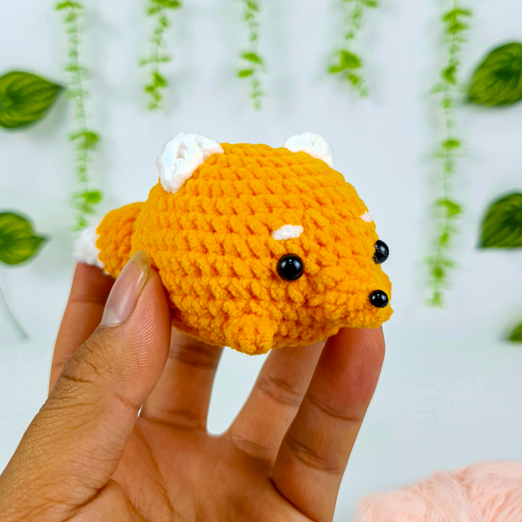 Mini Fox Crochet Pattern PDF, Foxy Boo Amigurumi Tutorial, Cute Pocket Fox Plush