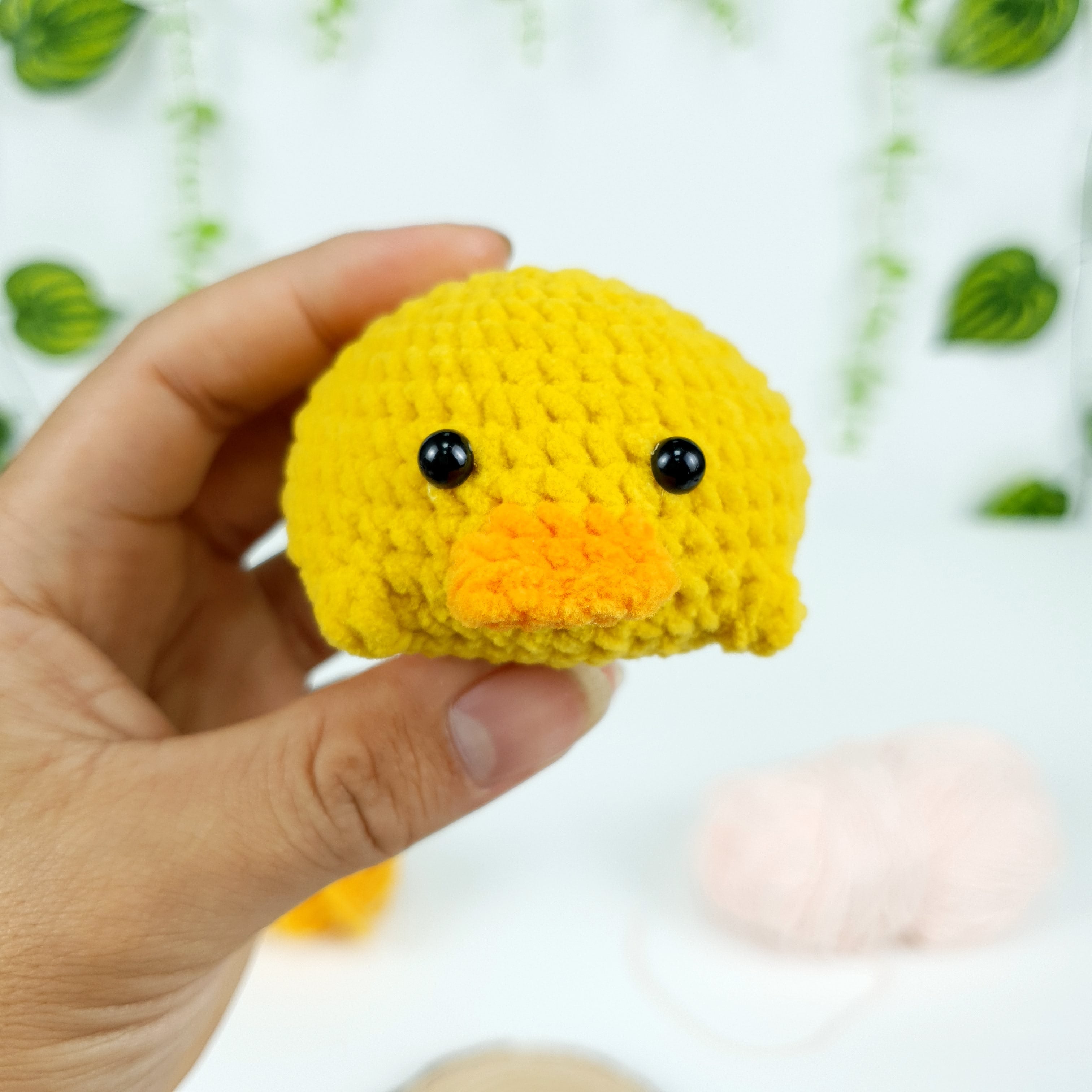 Mini Duck Crochet Pattern PDF, Quackie Amigurumi Tutorial, Cute Pocket Duck Plush