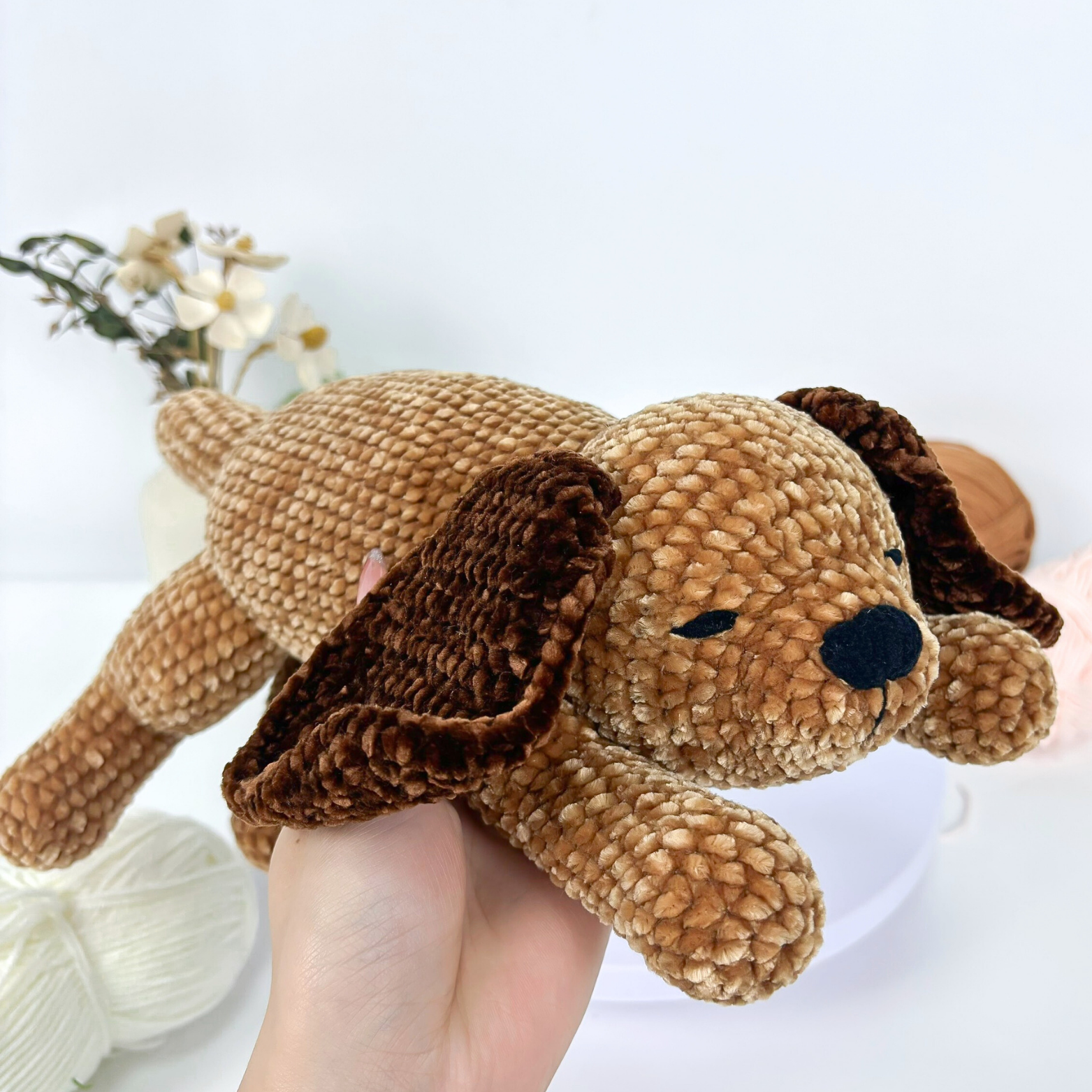 Amigurumi Dog Crochet Pattern: Velvet Puppy (English PDF Pattern)