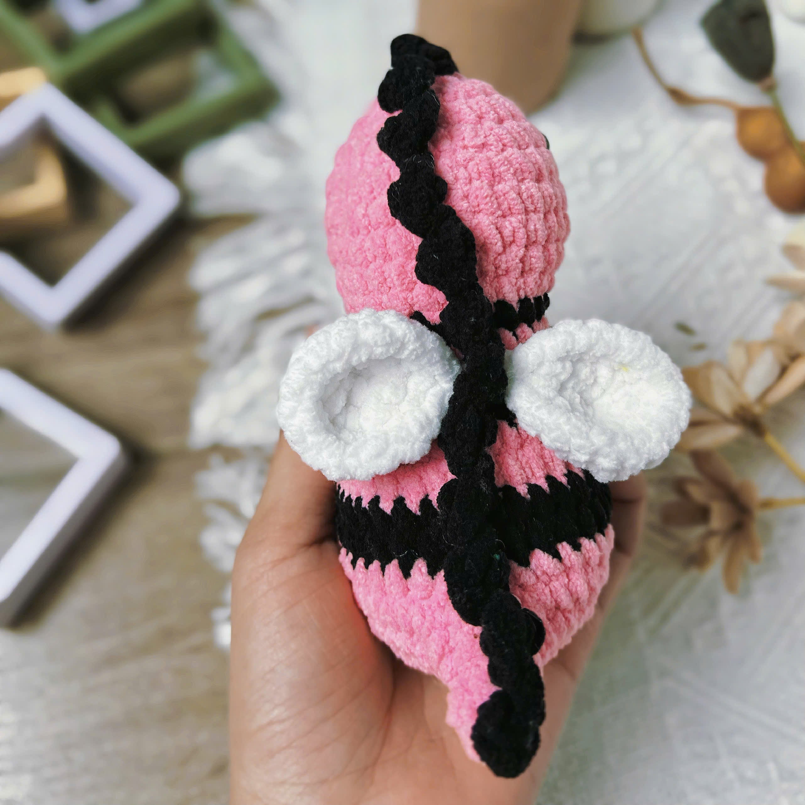 Bee Rex Crochet Pattern PDF, Cute Bee Dinosaur Amigurumi, No Sew Dinosaur Plush Tutorial