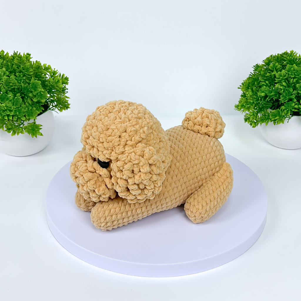 Poodle Amigurumi Crochet Pattern: Plush Puppy (PDF)