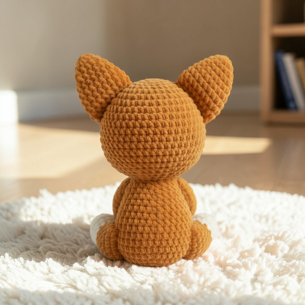 Corgi Crochet Pattern, Cute Dog Amigurumi Pattern, Kawaii Puppy Plush, Beginner Friendly, Low Sew Crochet Toy, Pet Gift Idea