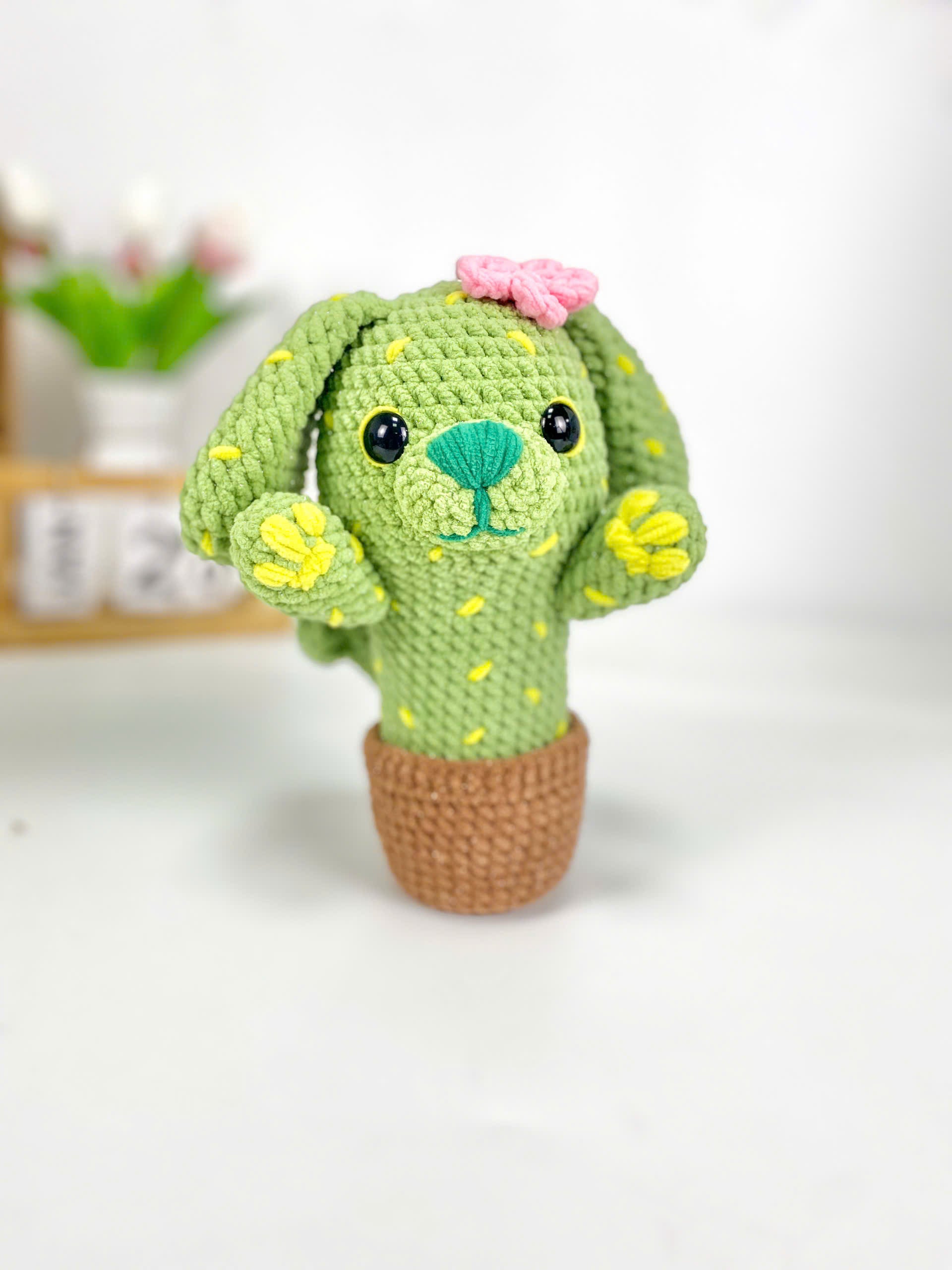 Cactus Dog Crochet Pattern: Amigurumi Plush Toy (PDF Pattern)