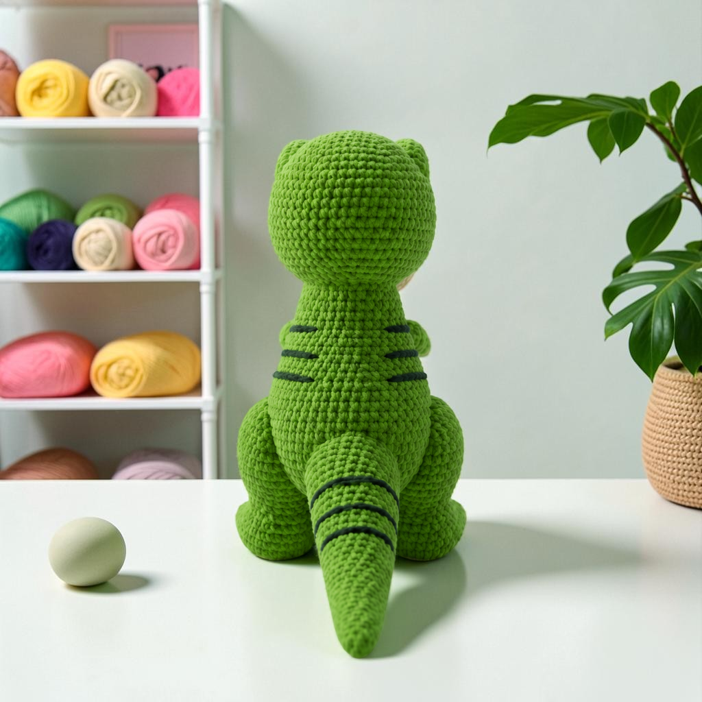 Amigurumi T-Rex Crochet Pattern, Dinosaur Toy (PDF Pattern)