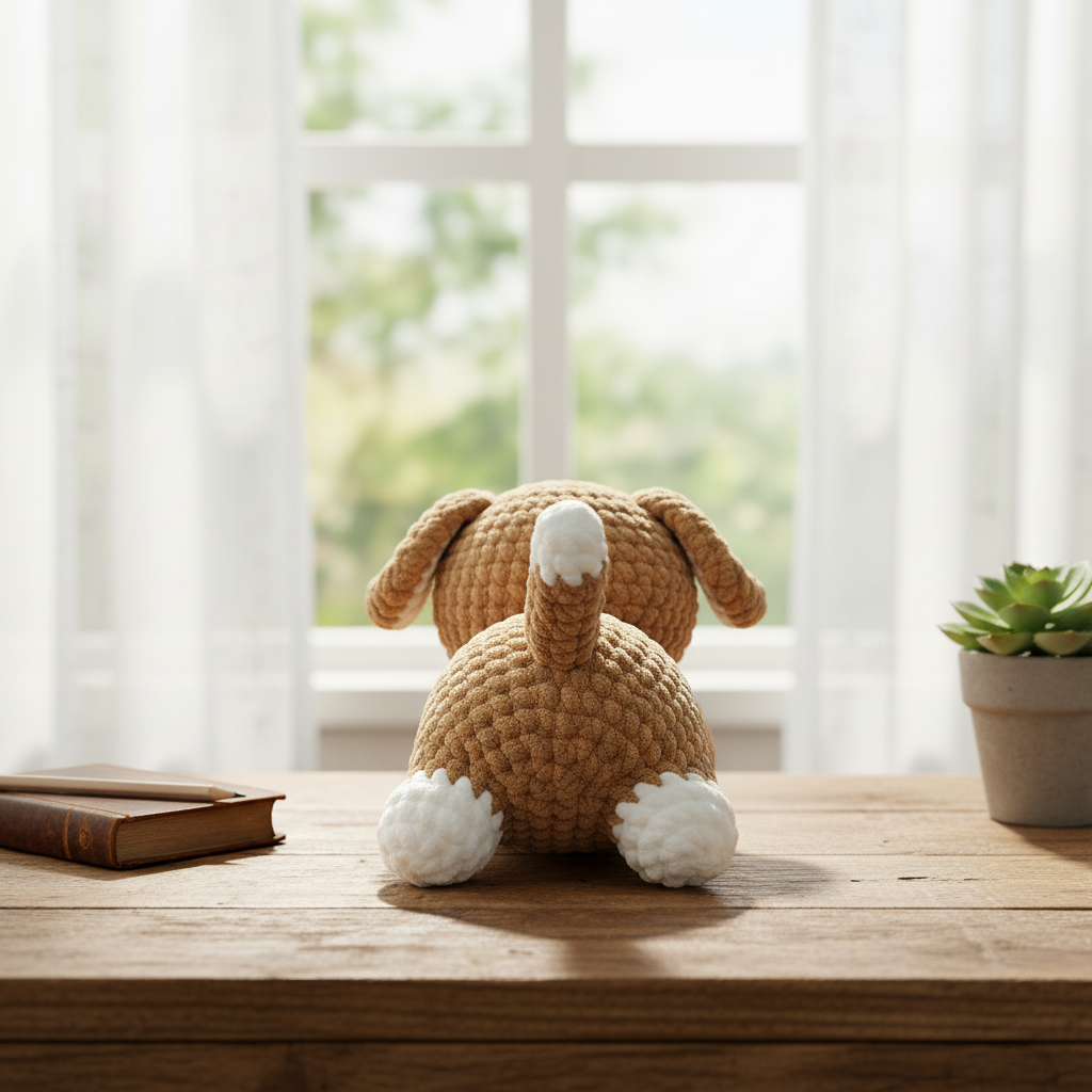 Cute Puppy Crochet Pattern, Dog Amigurumi Pattern PDF