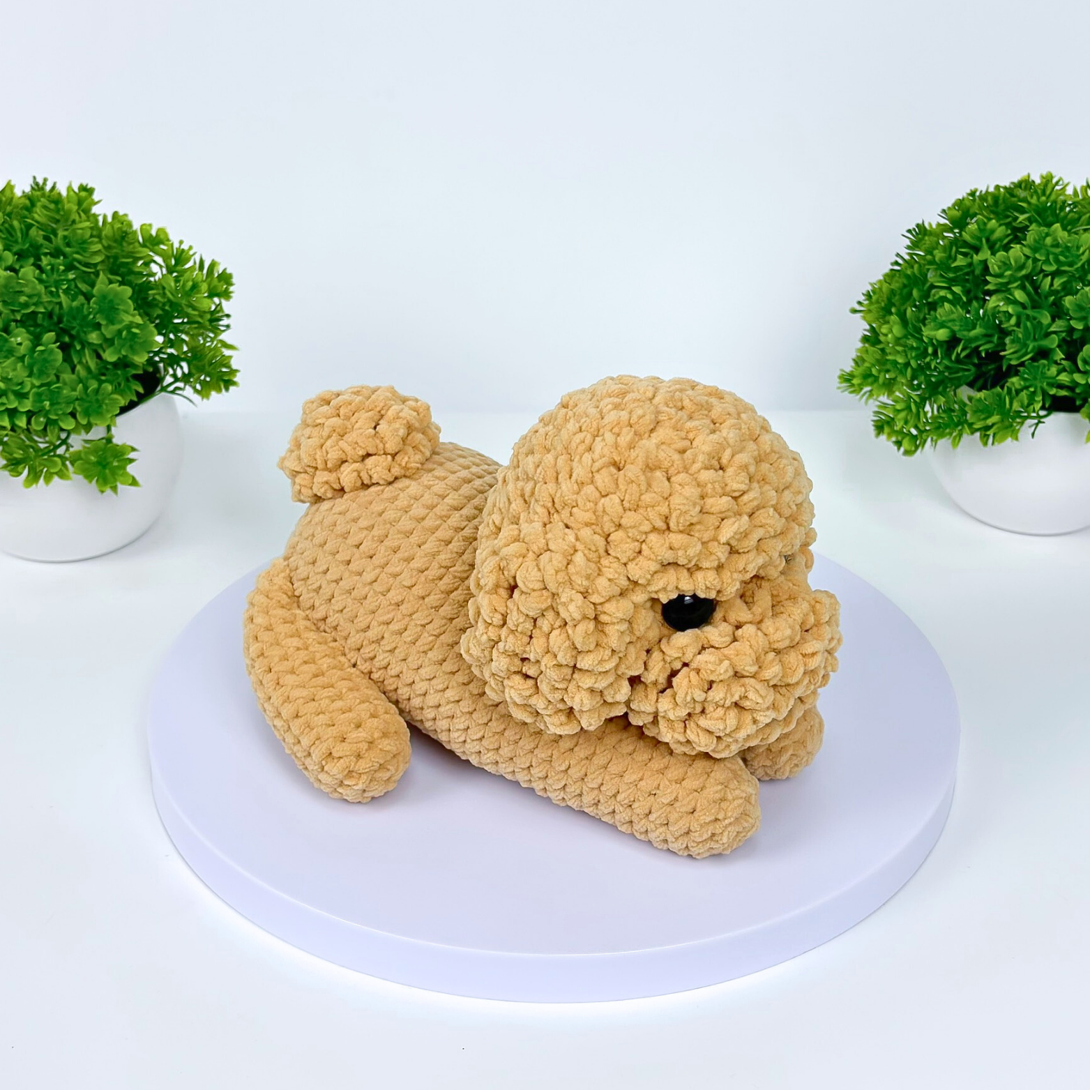 Poodle Amigurumi Crochet Pattern: Plush Puppy (PDF)