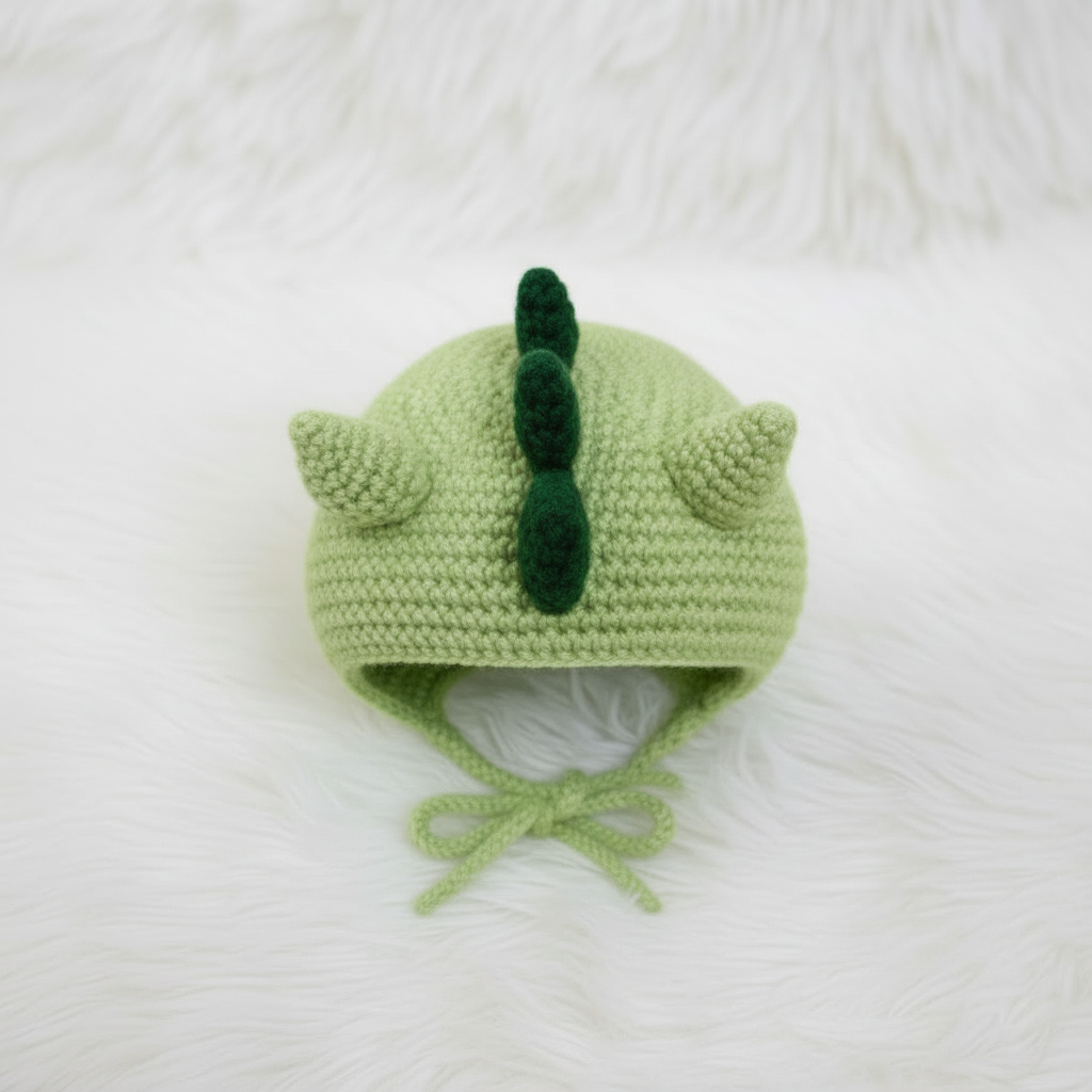 Dinosaur Cat Hat Crochet Pattern PDF, Dino Pet Hat Pattern, Cat Costume Crochet Tutorial