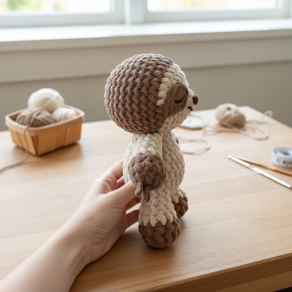 Sloth Crochet Pattern, Amigurumi Sloth Pattern, Cute Baby Sloth Plush