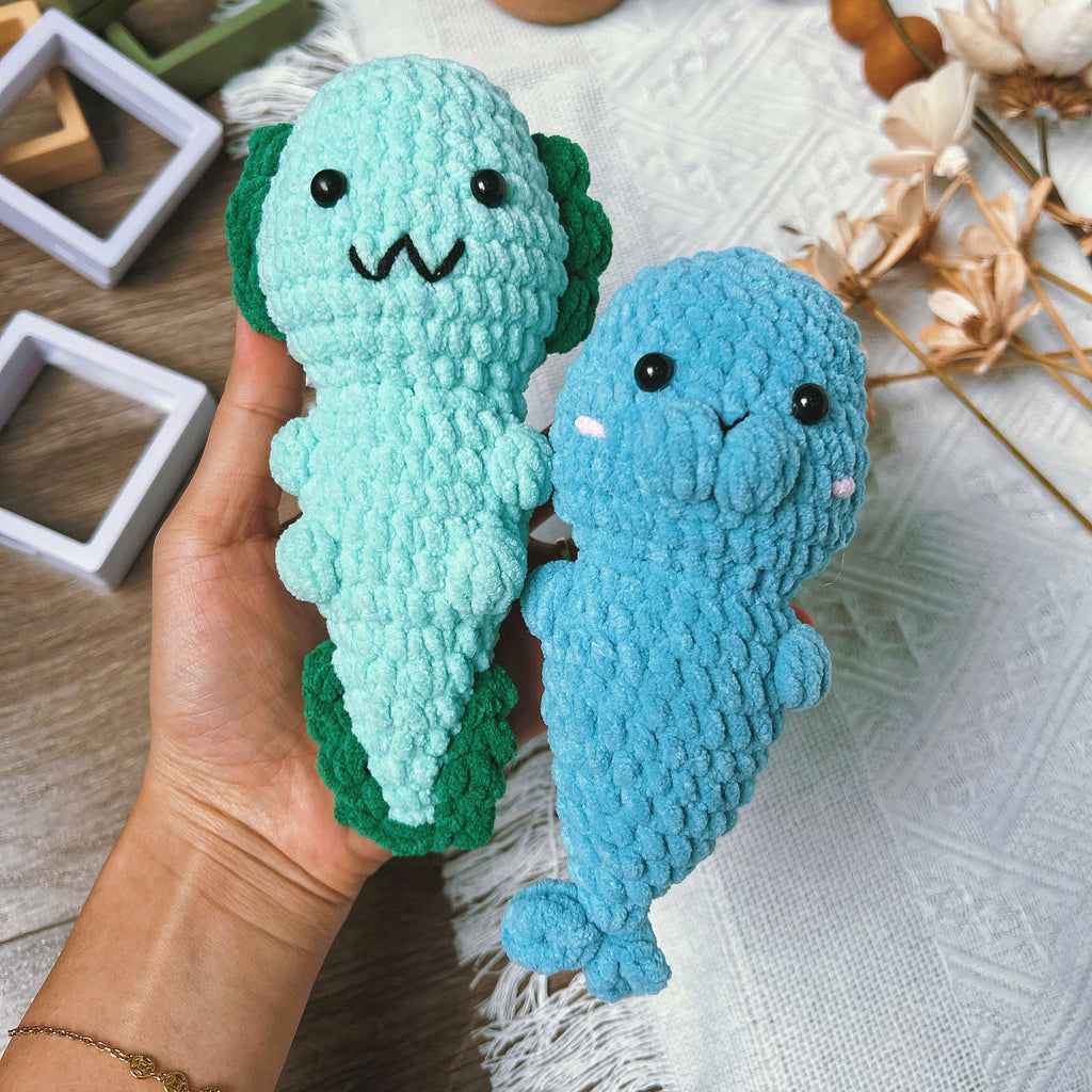 Seal Crochet Pattern PDF, No Sew Seal Amigurumi Pattern, Cute Baby Seal Plush Tutorial,