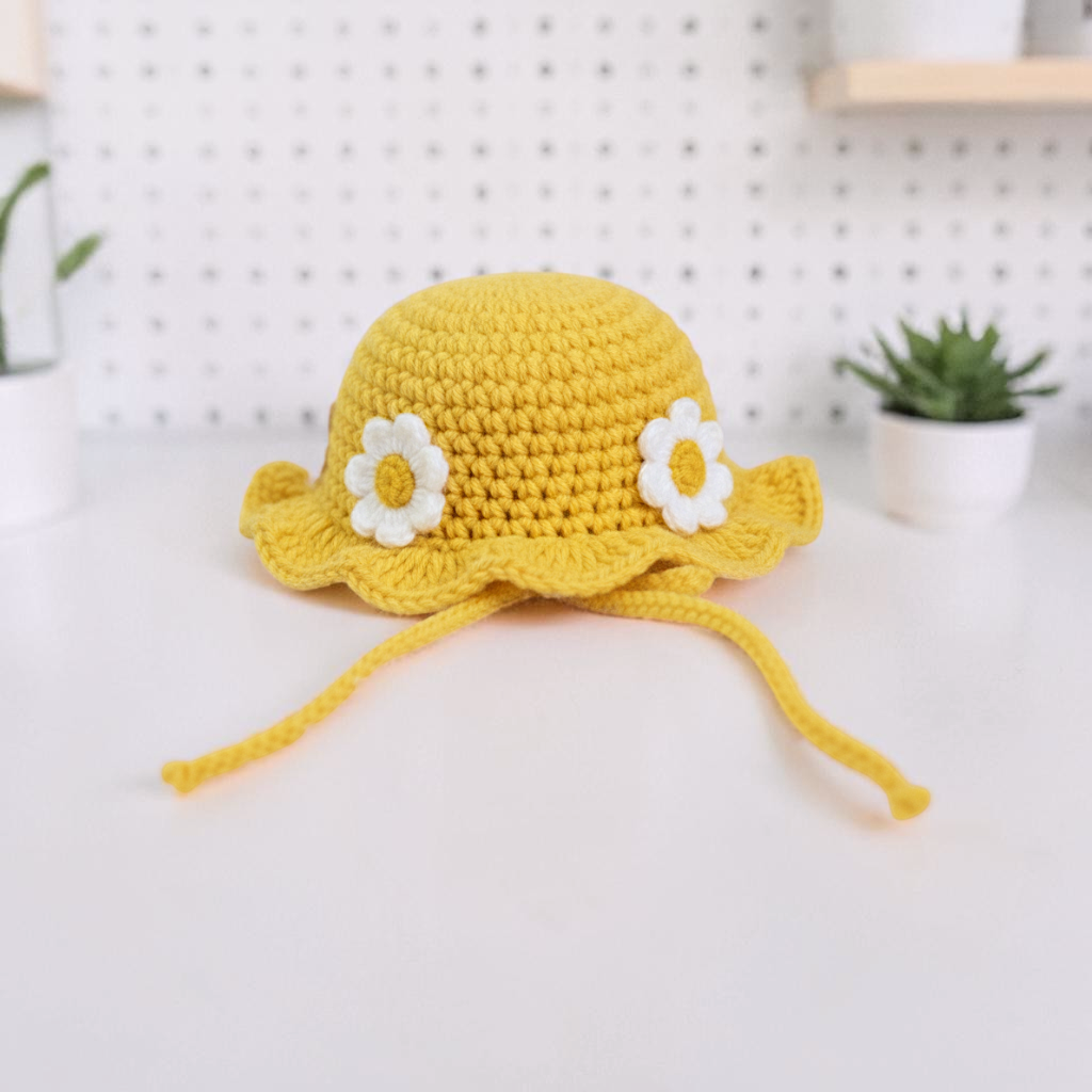 Cute Cat Hat Crochet Pattern, Pet Hat PDF, Crochet Pet Outfit, Amigurumi Pet Accessories