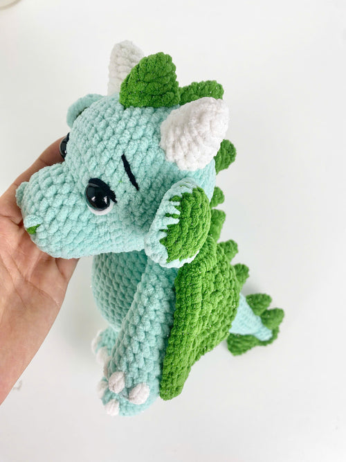 Amigurumi Dragon Crochet Pattern: Beginner-Friendly Plush Toy (PDF Pattern)
