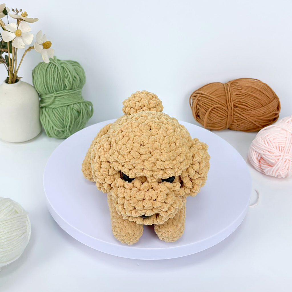 Poodle Amigurumi Crochet Pattern: Plush Puppy (PDF)