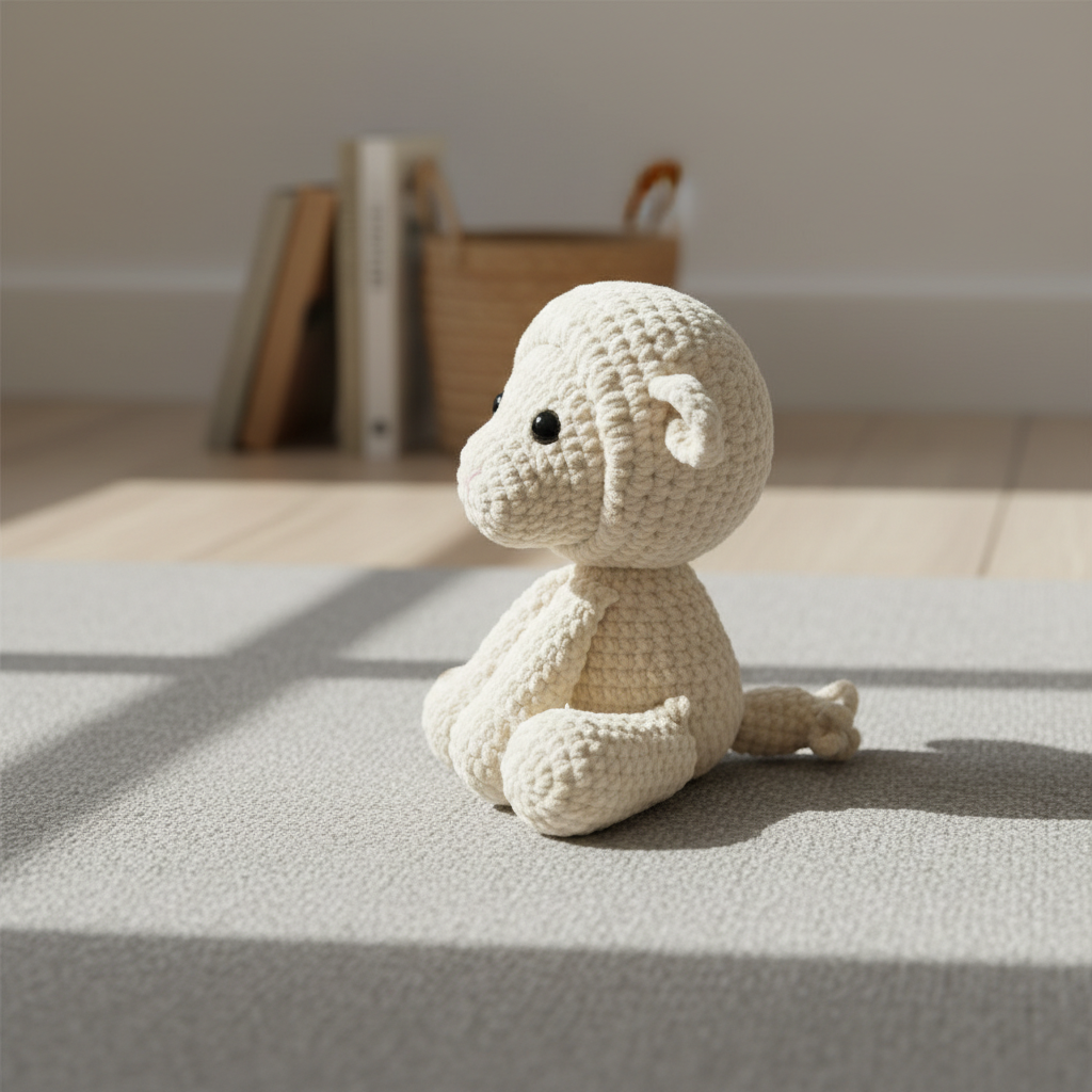 Sheep Crochet Pattern, Amigurumi Lamb Plush Toy (PDF Pattern)