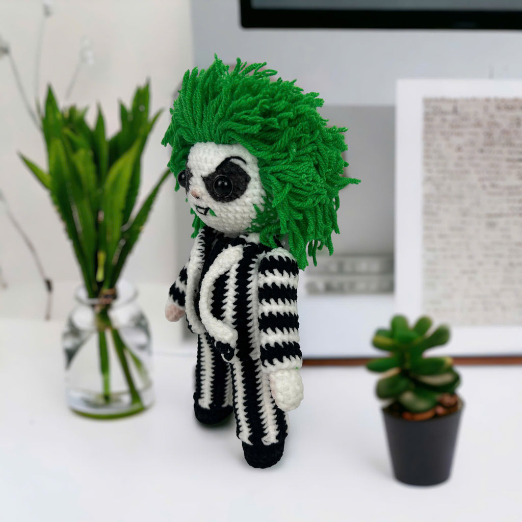 Movie Character Crochet Pattern PDF, Beetle Inspired Amigurumi Doll