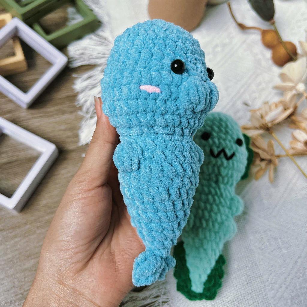 Seal Crochet Pattern PDF, No Sew Seal Amigurumi Pattern, Cute Baby Seal Plush Tutorial,