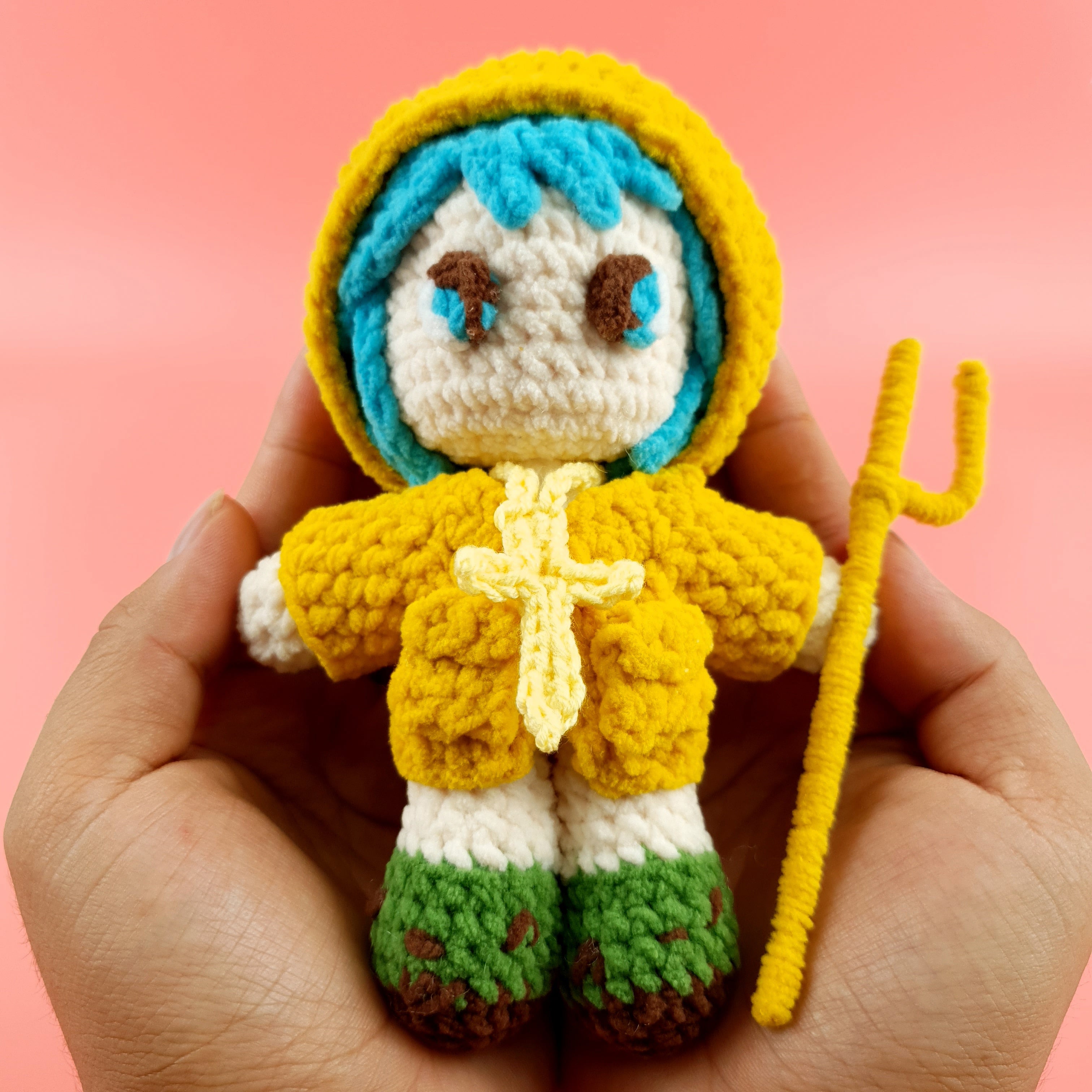 Luce Crochet Pattern PDF, Cute Anime Doll Amigurumi, Hooded Character Crochet, Kawaii Plush Pattern