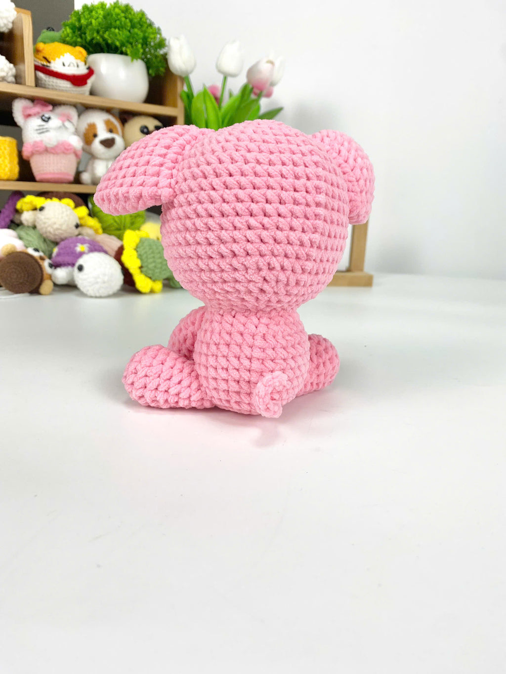Pig Crochet Pattern PDF, Amigurumi Piglet Tutorial, Cute Farm Animal Plush