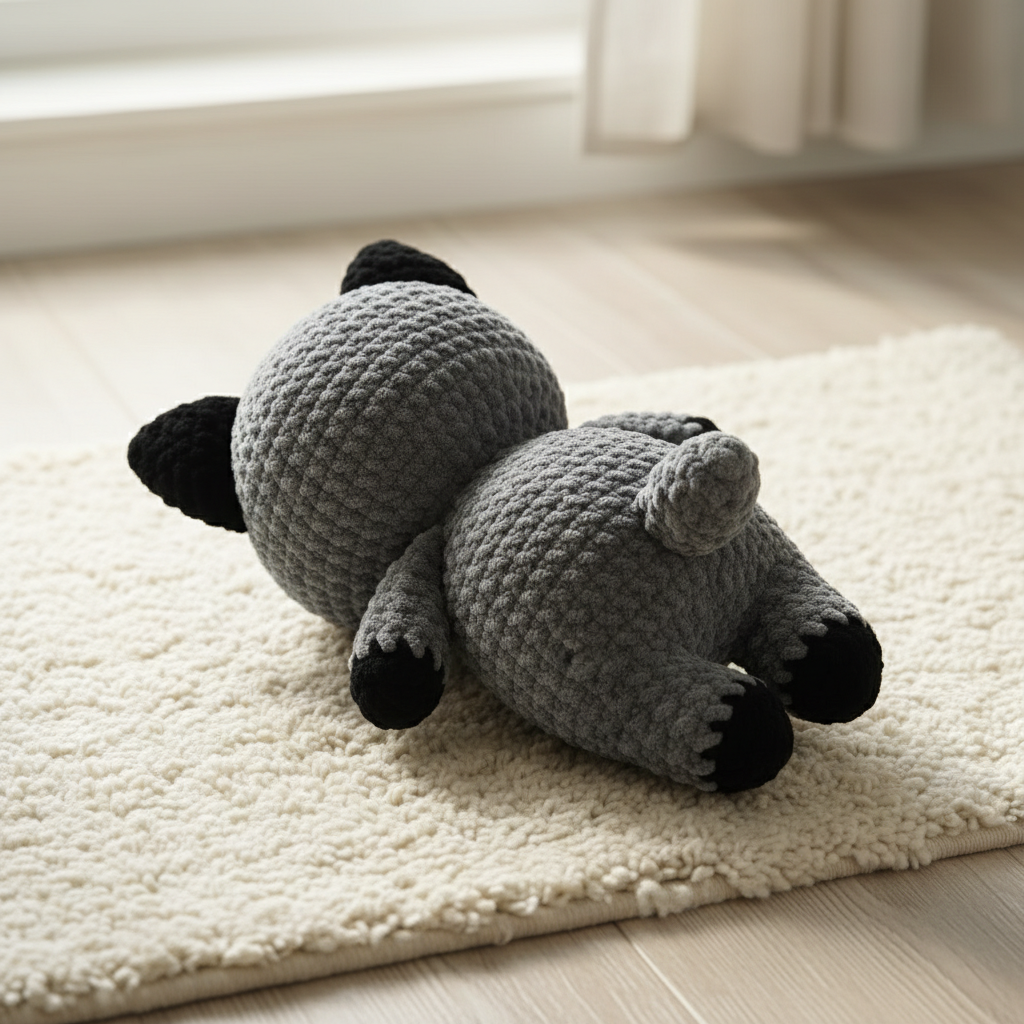 Crochet Husky Pattern – Amigurumi Plush Dog, Beginner Friendly (PDF Pattern)