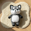 Crochet Husky Pattern – Amigurumi Plush Dog, Beginner Friendly (PDF Pattern)