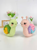 Snail Crochet Pattern PDF Bundle: Amigurumi Keychain Plush Toys (Digital Download)