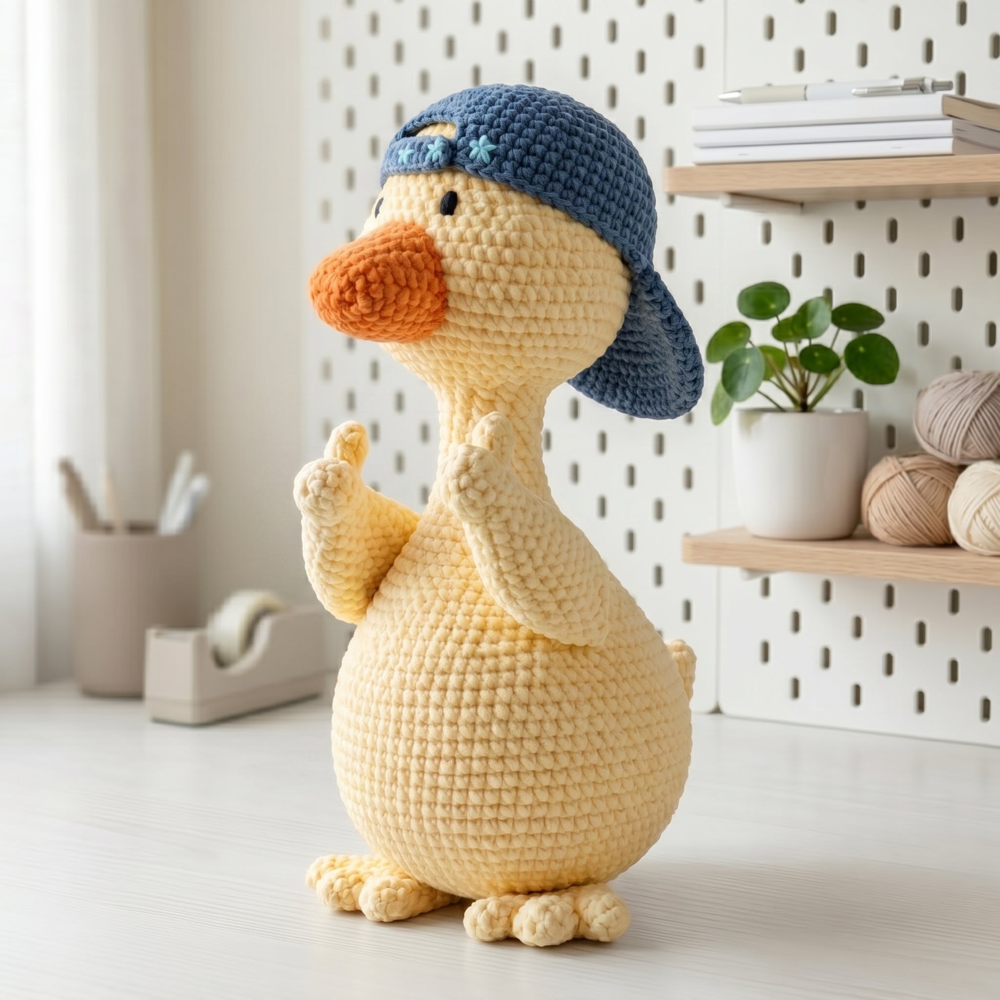 Duck Plush Crochet Pattern PDF, Cute Goose Amigurumi Tutorial
