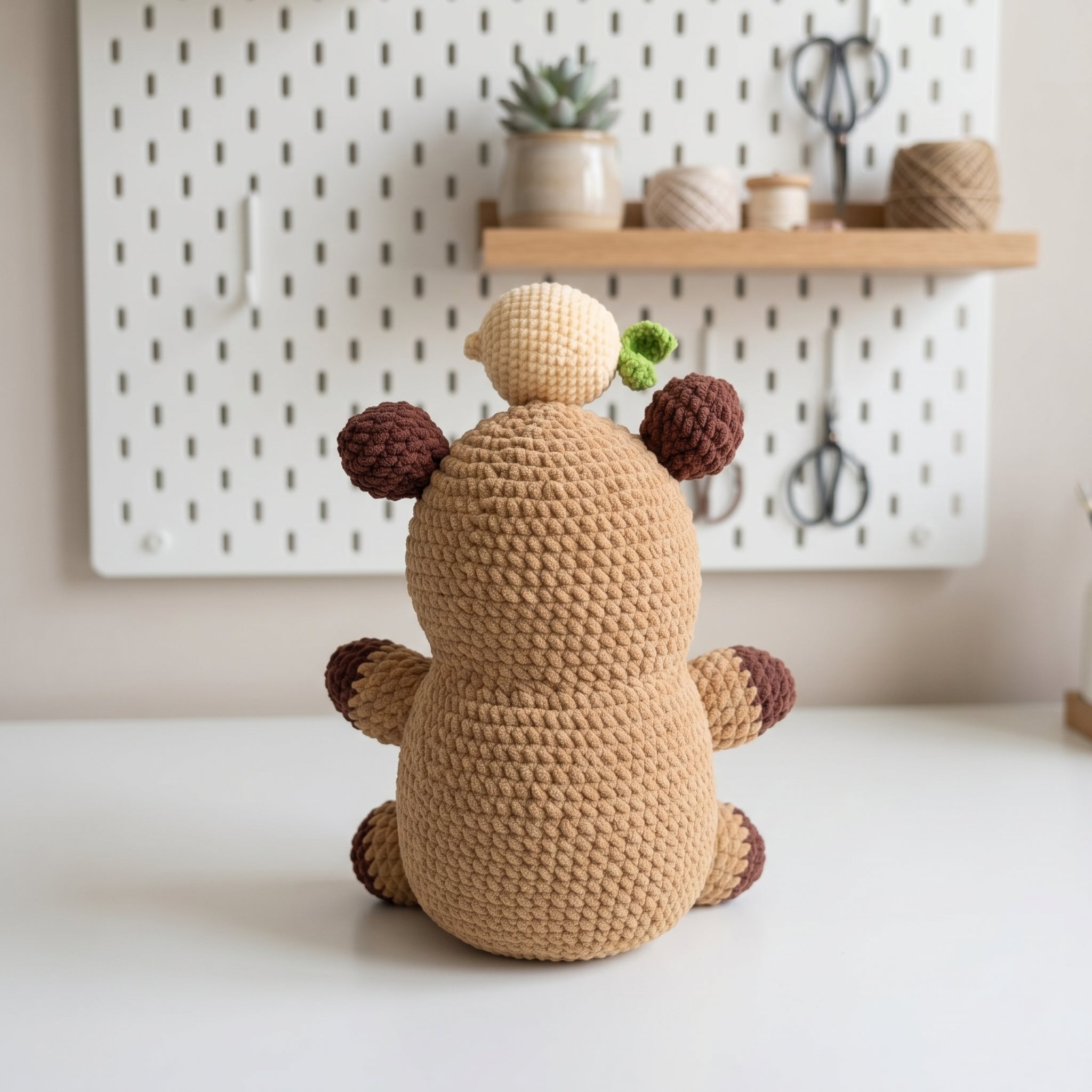 Crochet Capybara Pattern, Funny Snotty Capybara Amigurumi Tutorial
