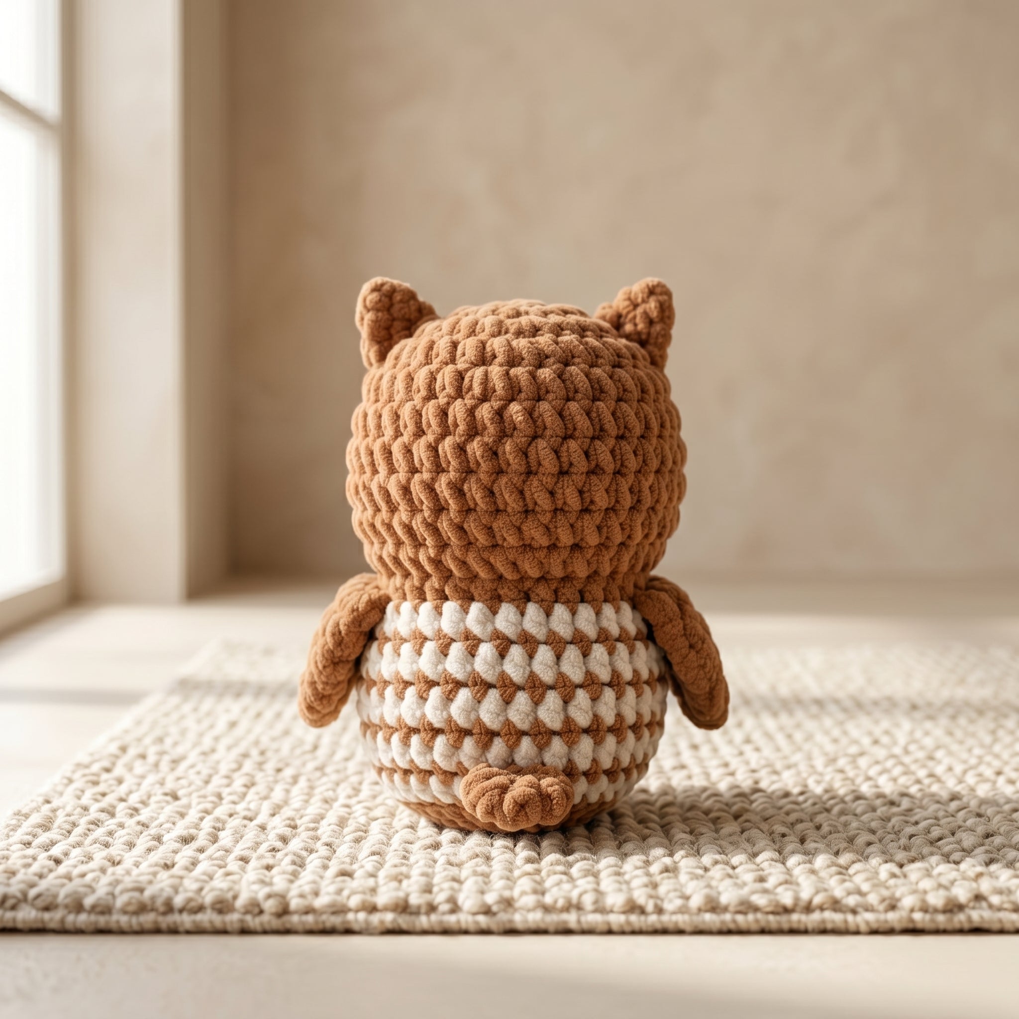 Owl Crochet Pattern, Sleepy Owl PDF, Woodland Nursery Decor