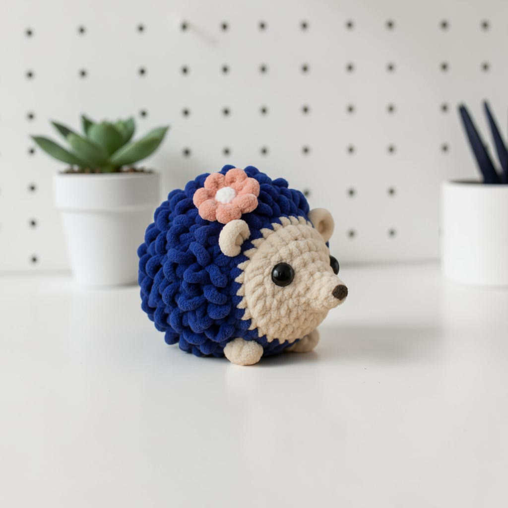 Hedgehog Crochet Pattern, Amigurumi Hedgehog PDF, Soft Toy Crochet Pattern