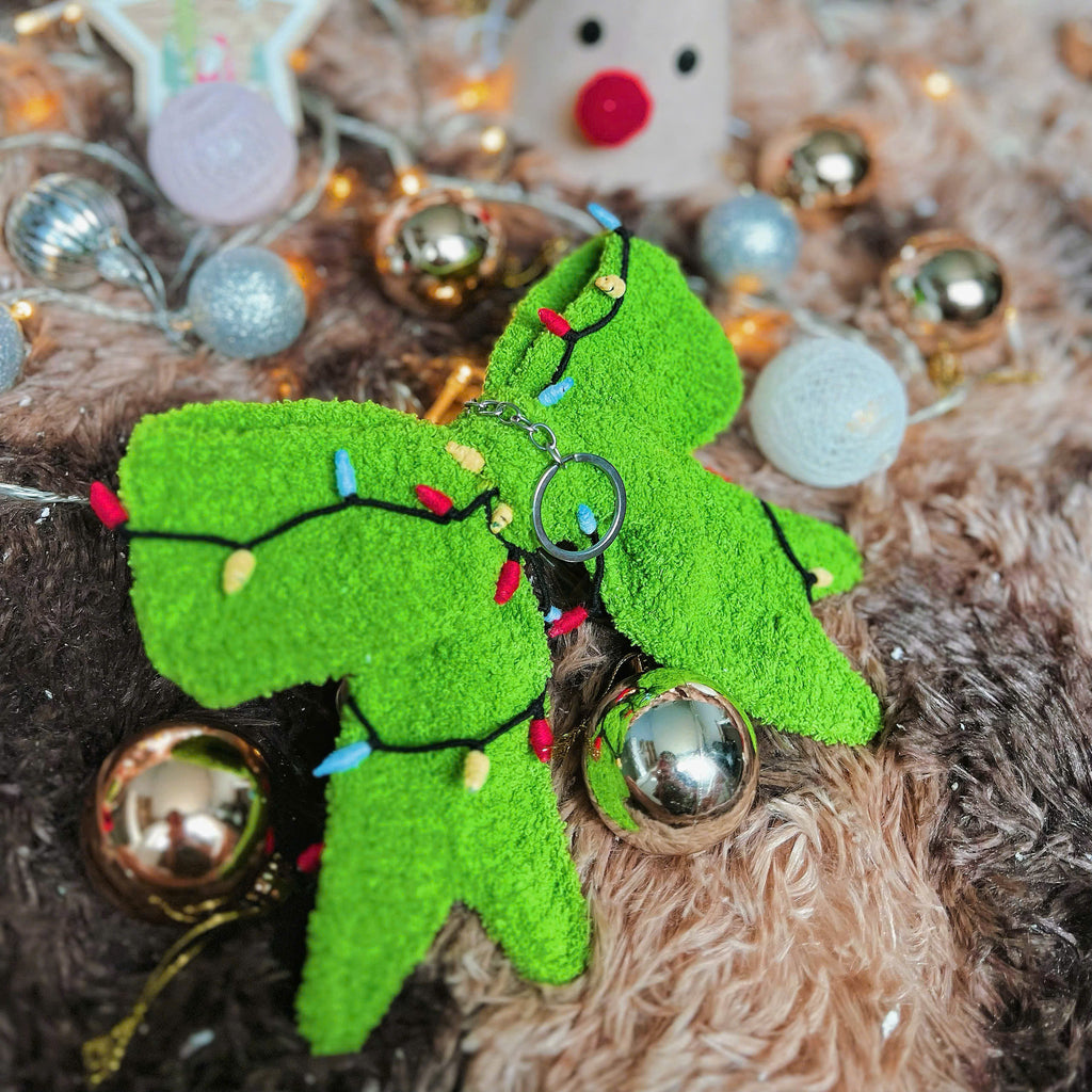 Christmas Bow Crochet Pattern PDF, Large Holiday Bow Decor, Festive Wall Hanging