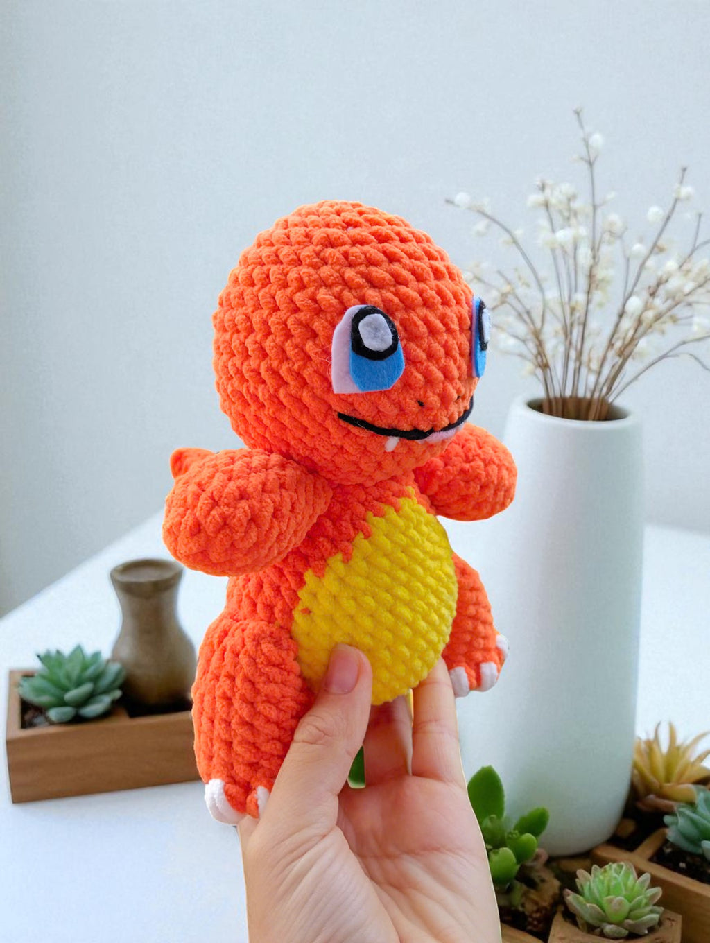 Charmander Crochet Pattern, Amigurumi Pokemon Plush Toy (PDF)