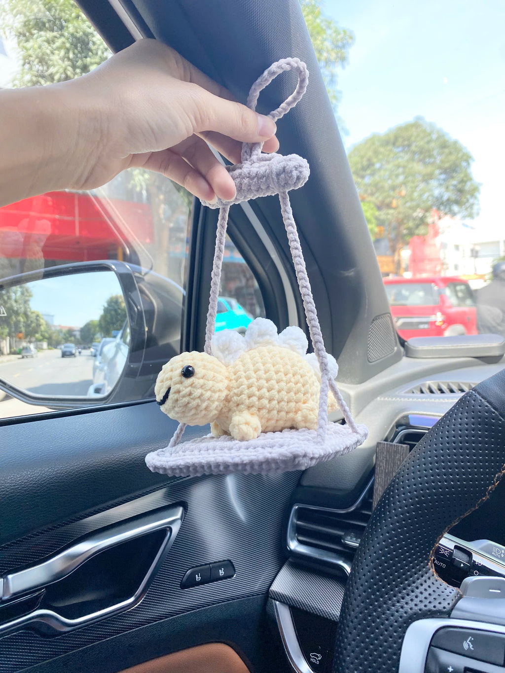 Dinosaur Keychain Crochet Pattern: Amigurumi Dino Toy (PDF Pattern, Beginner Friendly)
