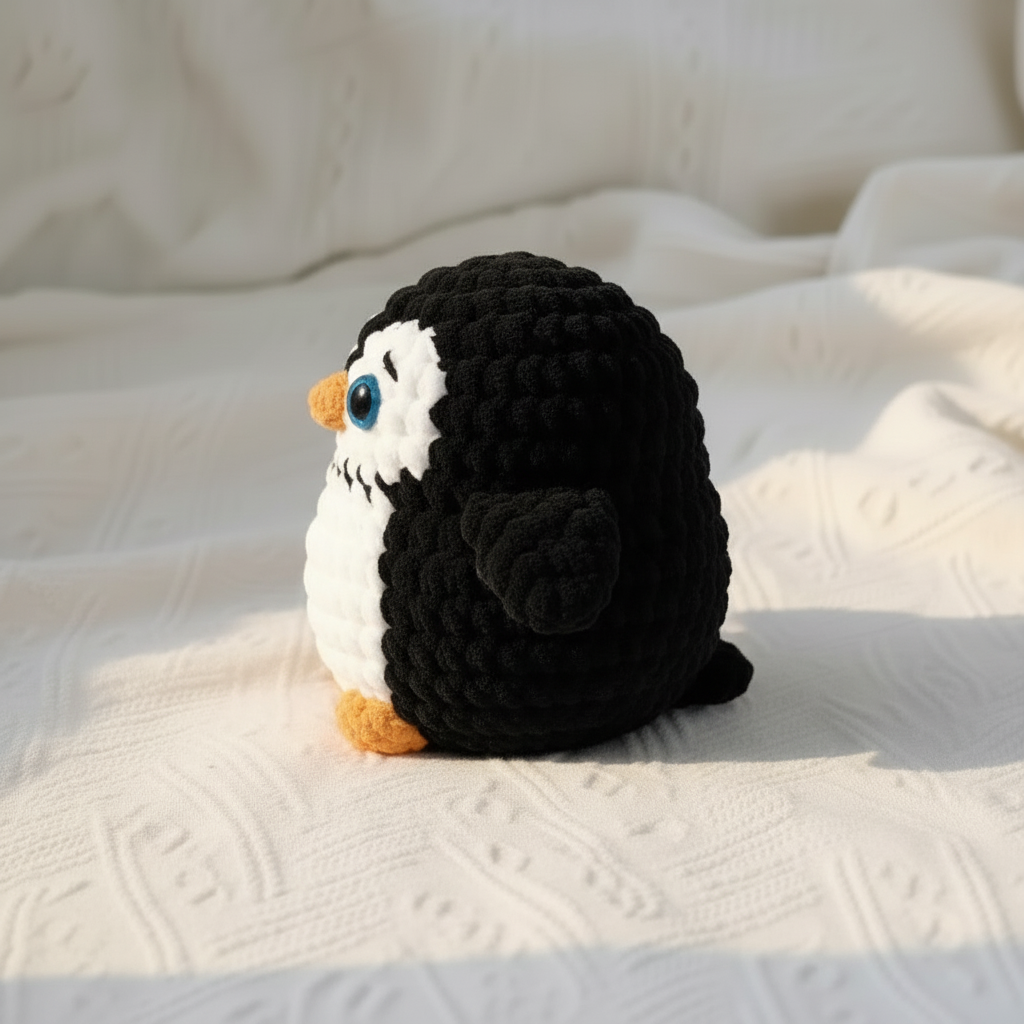 Cute Penguin Crochet Pattern Bundle, Amigurumi Penguin Plush Set (3 Sizes)