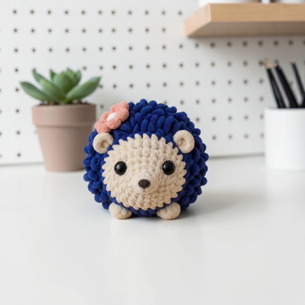 Hedgehog Crochet Pattern, Amigurumi Hedgehog PDF, Soft Toy Crochet Pattern
