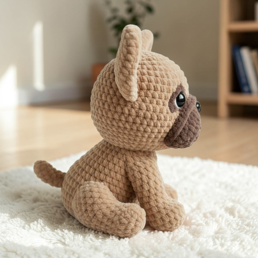 French Bulldog Crochet Pattern – Amigurumi Dog PDF Pattern