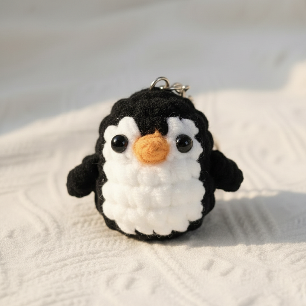 Cute Penguin Crochet Pattern Bundle, Amigurumi Penguin Plush Set (3 Sizes)