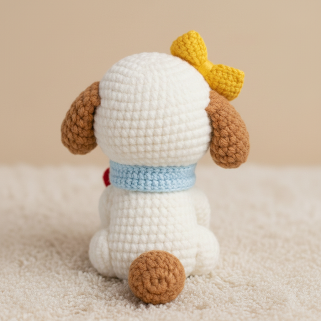 Dog Crochet Pattern, Cute Puppy Crochet Pattern PDF, Kawaii Dog Amigurumi