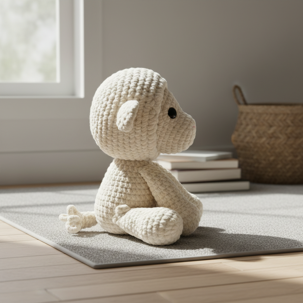 Sheep Crochet Pattern, Amigurumi Lamb Plush Toy (PDF Pattern)