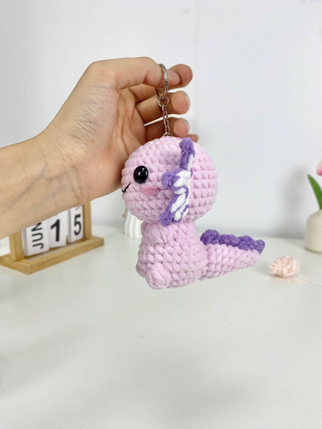 Dragon Keychain Crochet Pattern: Amigurumi Plush Toy Set (PDF Pattern)