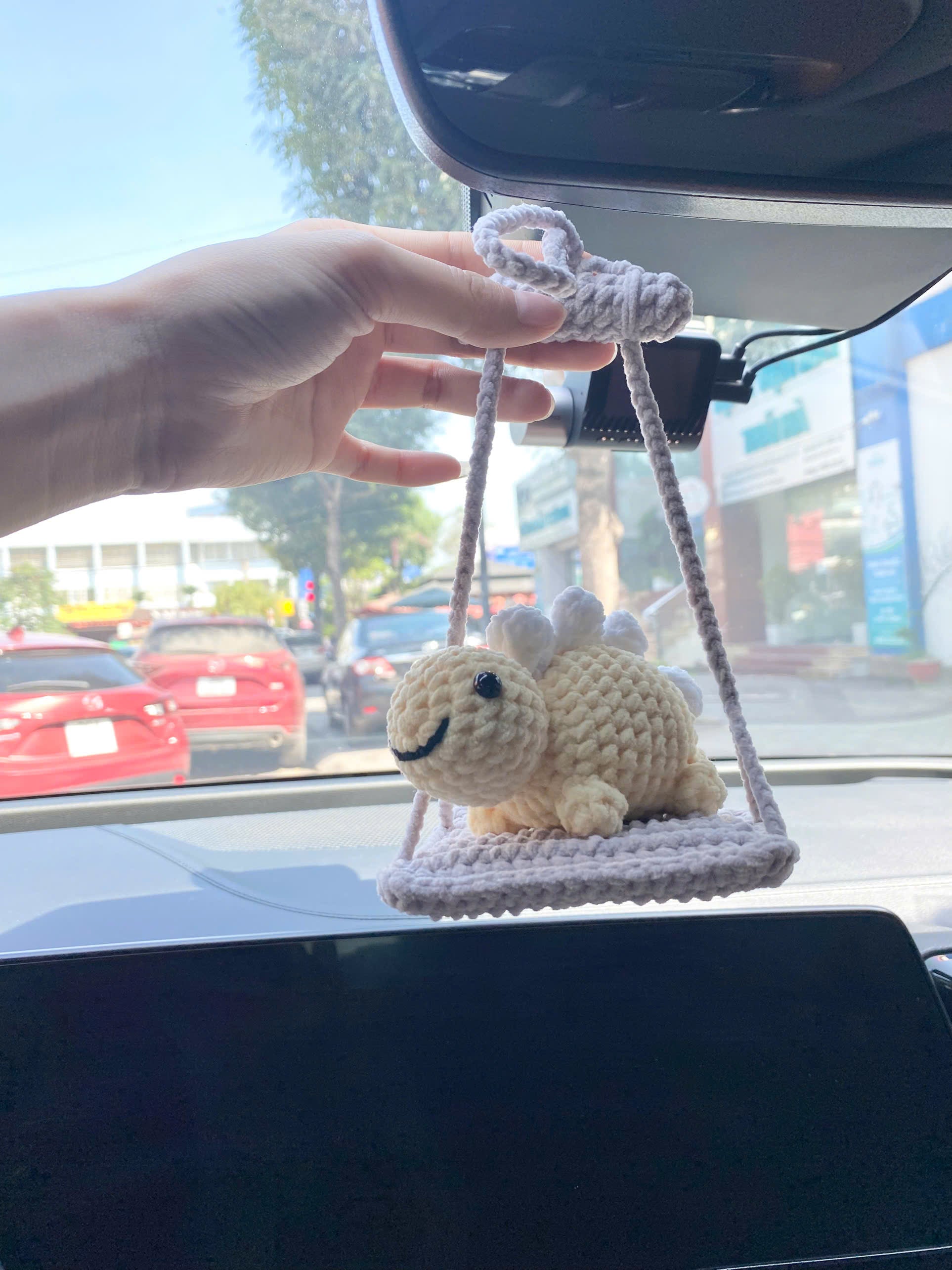 Dinosaur Keychain Crochet Pattern: Amigurumi Dino Toy (PDF Pattern, Beginner Friendly)