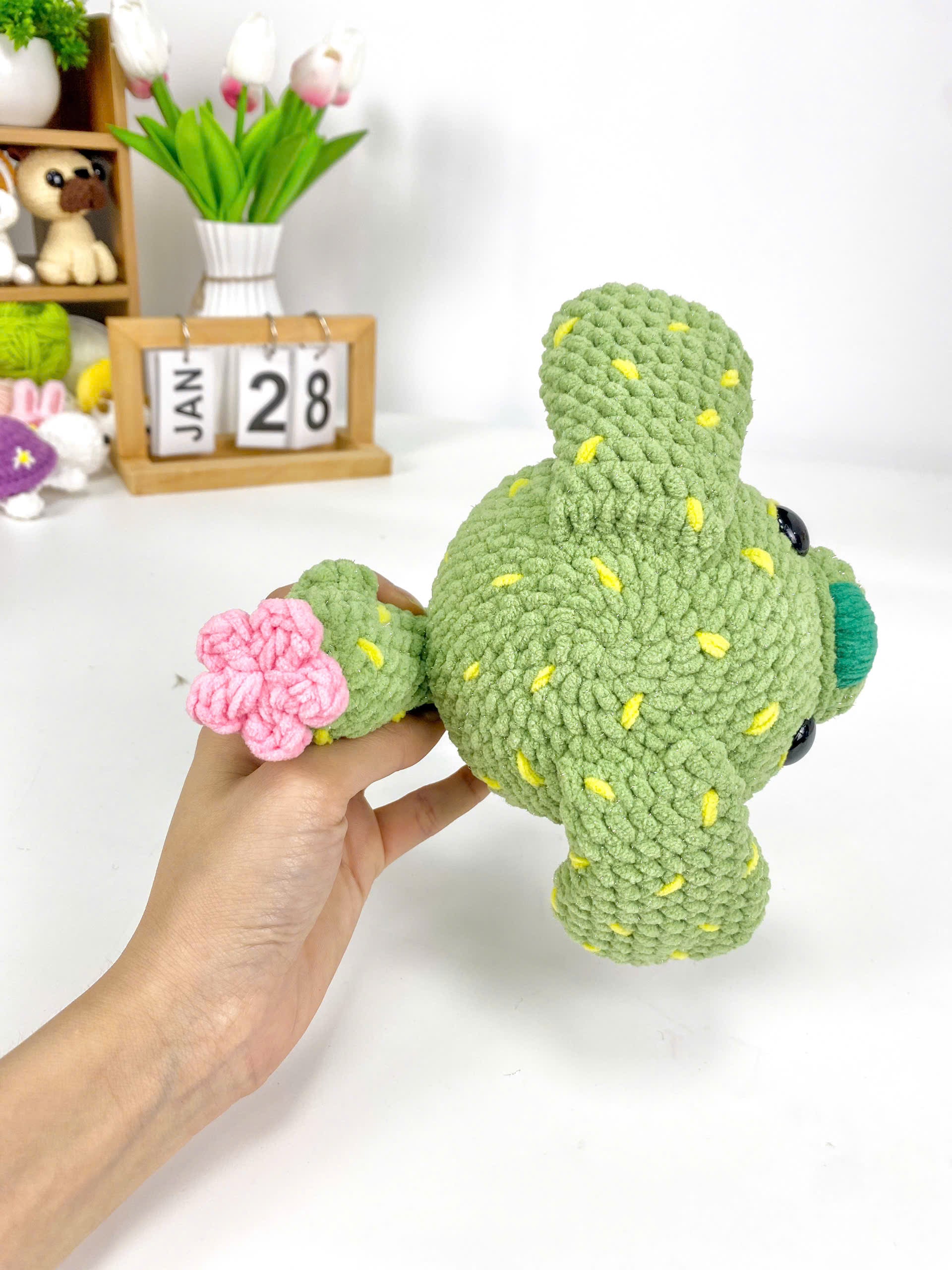 Cactus Dog Crochet Pattern: Amigurumi Plush Toy (PDF Pattern)